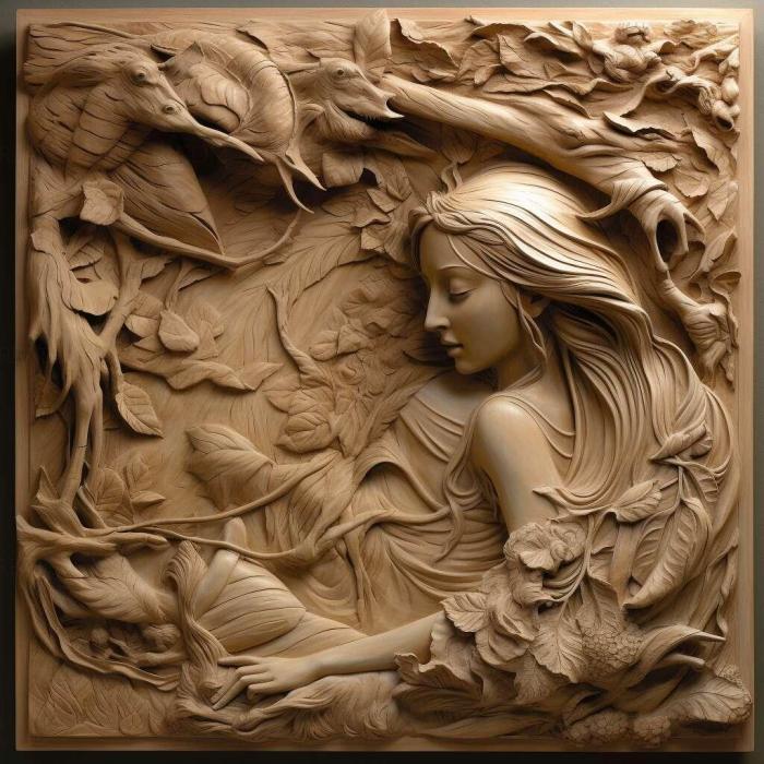 نموذج ثلاثي الأبعاد لآلة CNC 3D Art 